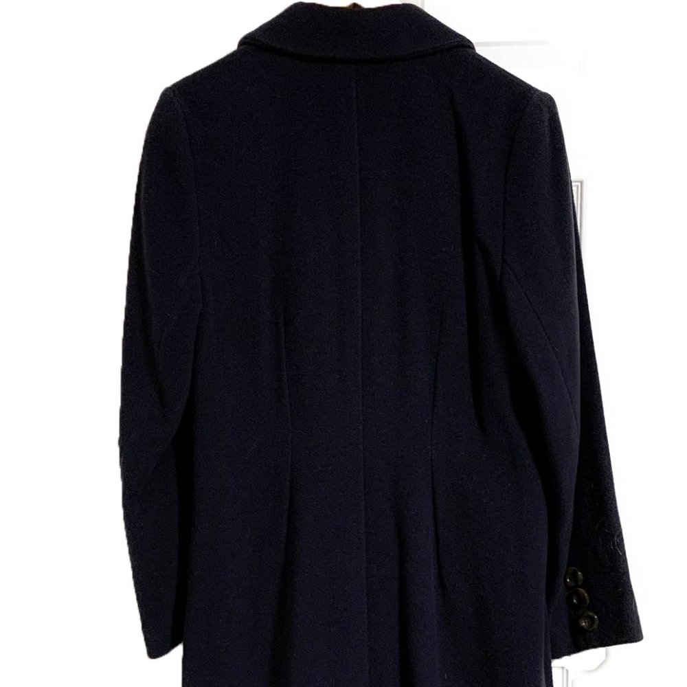 Vintage Woman Wool Long Coat, Finland - Picture 4 of 6